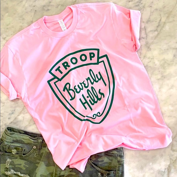 Tops - Troop Beverly Hills Pink Shirt 80’s